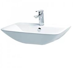 Chậu rửa treo tường CAESAR L2365+Chân chậu ngắn CAESAR P2443