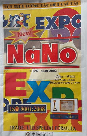 Bột trét ngoại thất Expo Nano