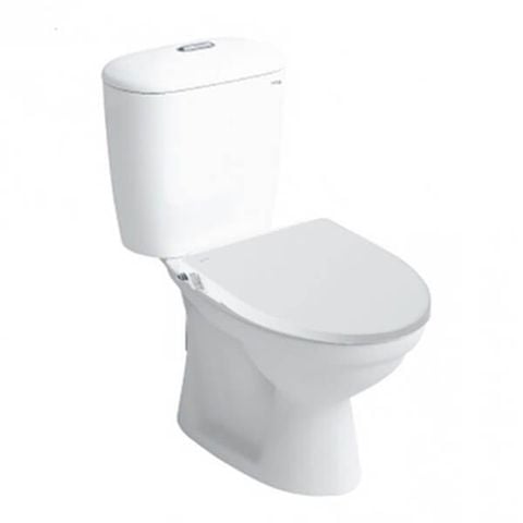 Bàn cầu hai khối + Nắp rửa cơ INAX C-306PT+CW-S15VN