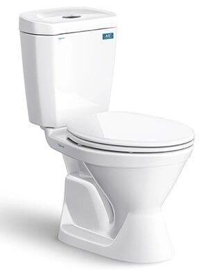 Bàn cầu hai khối Viglacera VI66 nắp thường