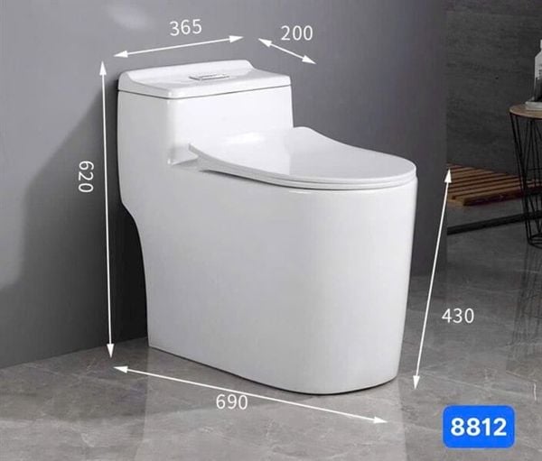 Bàn cầu một khối KENDURA 8812