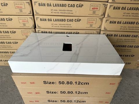 Bàn đá KENDURA M01 trắng hộp vuông chống trầy
