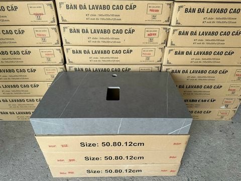 Bàn đá KENDURA M03 xám ghi bóng chống xước