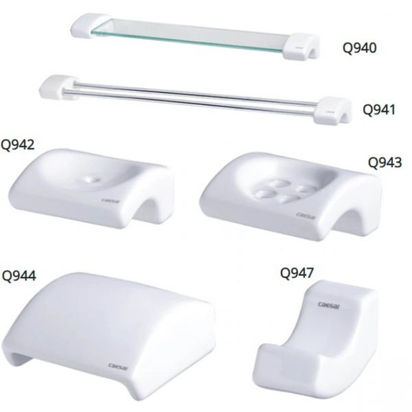 Bộ phụ kiện sứ 6 món CAESAR Q940A6