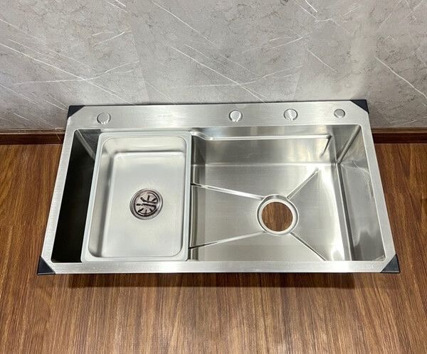 Chậu rửa chén KENDURA đúc 1 hộc 7846 mờ