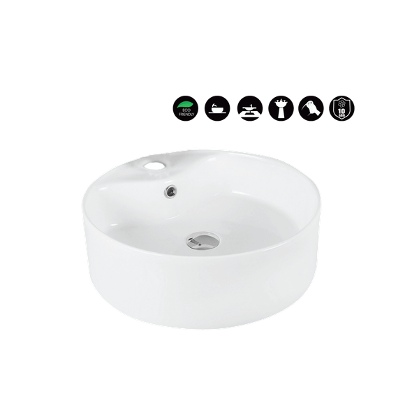 Chậu rửa đặt bàn Basics BS-206