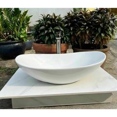 Chậu rửa đặt bàn KENDURA 03 thuyền trắng
