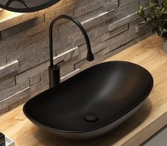 Chậu rửa đặt bàn KENDURA 960A thuyền đen full