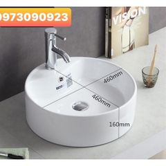Chậu rửa đặt bàn KENDURA LB02 sứ