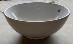 Chậu rửa đặt bàn KENDURA tròn tô trắng