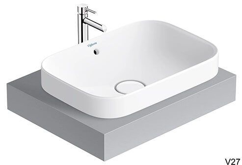 Chậu rửa đặt bàn Viglacera V27