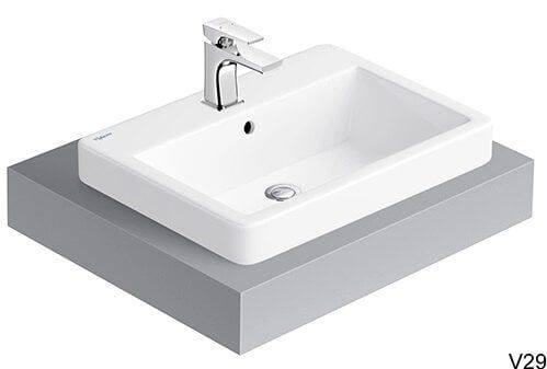 Chậu rửa đặt bàn Viglacera V29