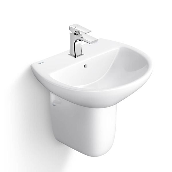 Chậu rửa treo tường+Chân chậu Viglacera V36