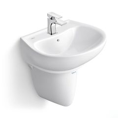 Chậu rửa treo tường+Chân chậu Viglacera V39
