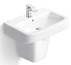 Chậu rửa treo tường+Chân chậu Viglacera V50 (CD50)