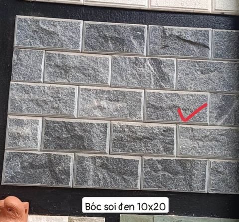 Đá Bóc đen soi 10x20