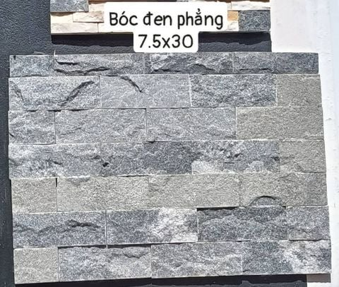 Đá đen bóc phẳng 7.5x30