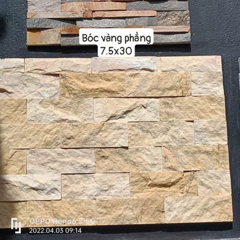 Đá vàng bóc phẳng 7.5x30