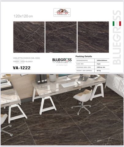 Gạch 120x120 Nhập khẩu Ấn Độ 1222