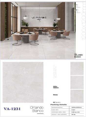 Gạch 120x120 Nhập khẩu Ấn Độ 1231