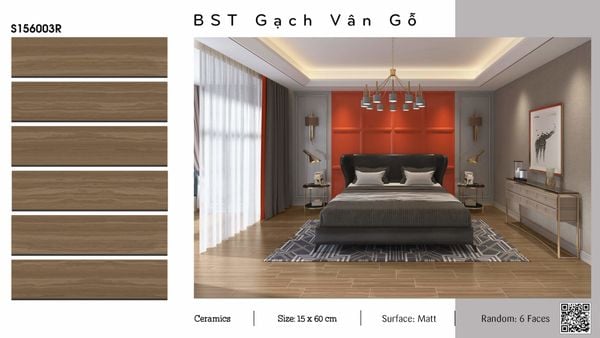 Gạch 15x60 Ý Mỹ S156003R