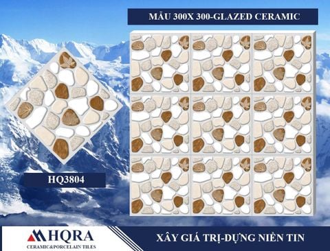 Gạch 30x30 Thanh Hà HQ3804 bóng