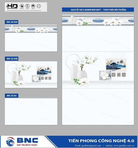 Gạch 30x60 BNC 36164 36164D 36164V