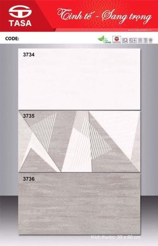 Gạch 30x60 Tasa 3734 3735 3736