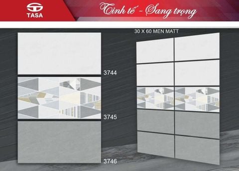 Gạch 30x60 Tasa 3744 3745 3746