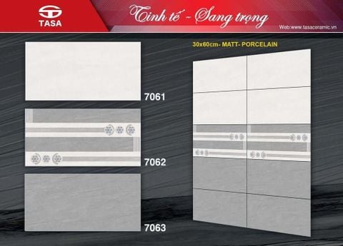 Gạch 30x60 Tasa 7061 7062 7063