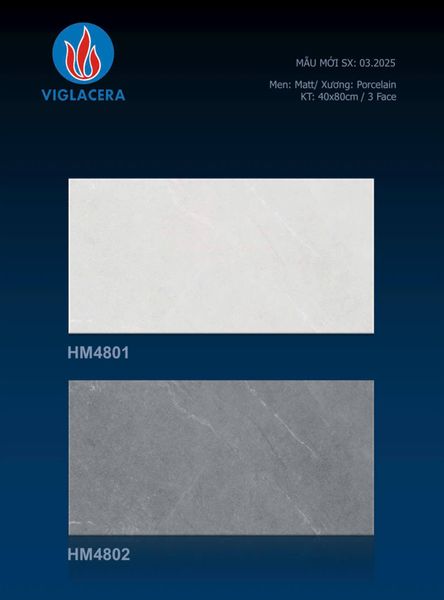 Gạch 40x80 Viglacera HM4801 HM4802
