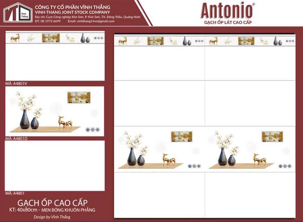 Gạch 40x80 Vĩnh Thắng A4801 A4801D A4801V