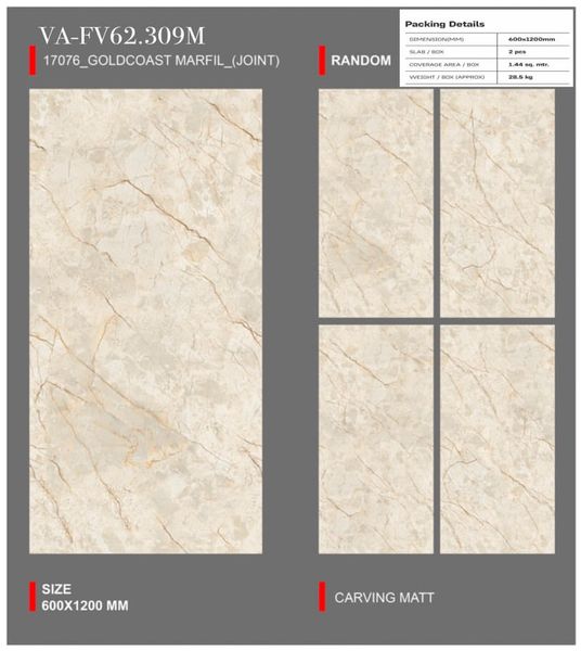 Gạch 60x120 Nhập Khẩu Ấn Độ 62309