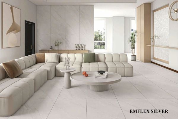 Gạch 60x120 Nhập Khẩu Ấn Độ EMFLEX_SILVER