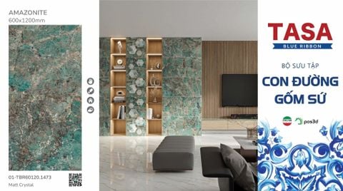 Gạch 60x120 Tasa 01-TBR60120.1473 BST Con đường gốm sứ