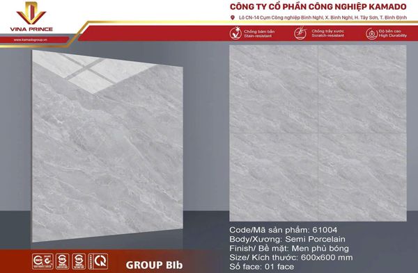 Gạch 60x60 KAMADO 61004