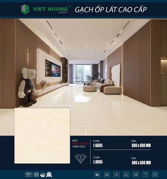 Gạch 60x60 Thắng Cường L6605