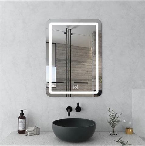 Gương điện vuông 50x70 treo đứng