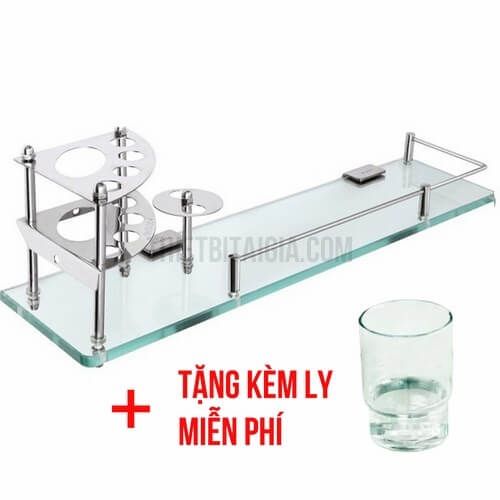 Kệ kiếng Kendura có ly