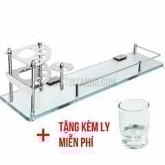 Kệ kiếng Kendura có ly
