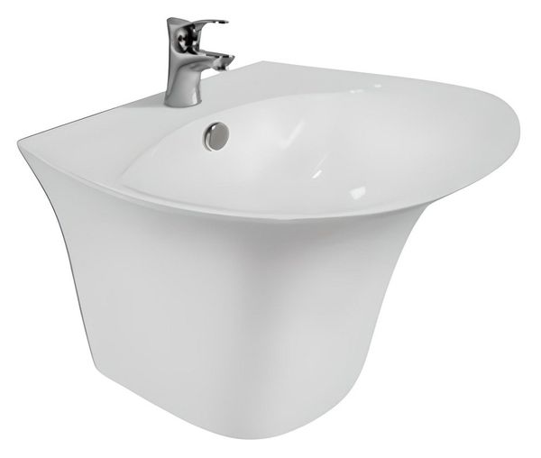 Chậu rửa liền chân Viglacera V63