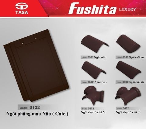 Ngói phẳng tráng men Tasa