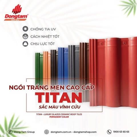 Ngói sóng tráng men Đồng Tâm