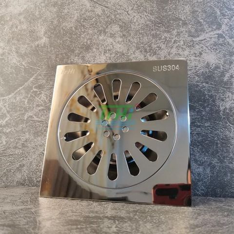 Phễu thoát sàn KENDURA 15x15 D60 304 bóng