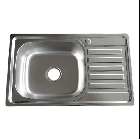 Chậu rửa chén KENDURA dập 1 hộc cánh