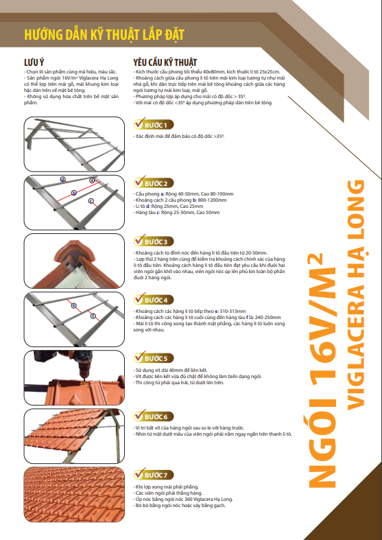 Ngói 16 Viglacera Hạ Long