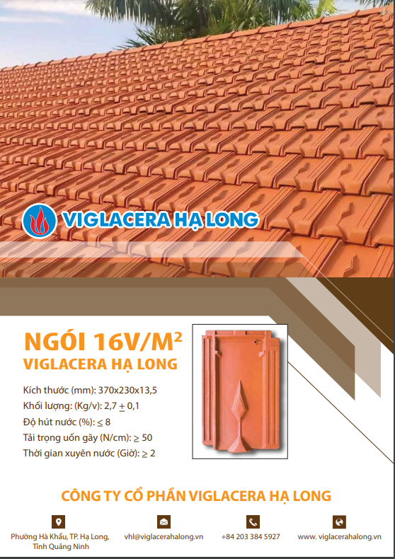 Ngói 16 Viglacera Hạ Long