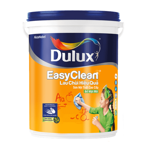 Sơn nội thất Dulux Easyclean 99A Mờ Lau Chùi Vượt Trội kháng Virus