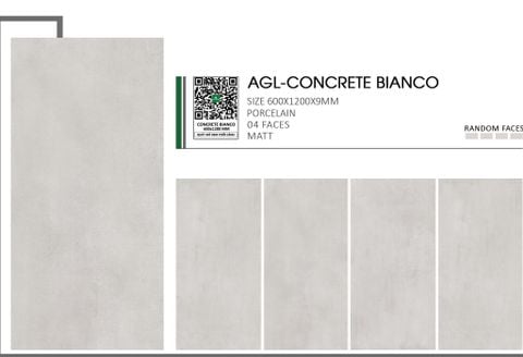 Gạch 60x120 Nhập khẩu Ấn Độ CONCRETE_BIANCO