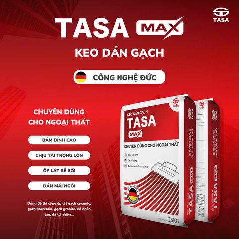 Keo dán gạch ngoại thất Tasa